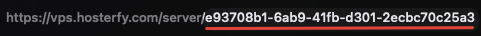 UUID du VPS