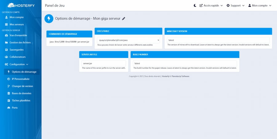 Configure your server